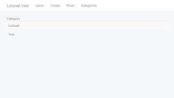 laravel 5 3 and vuejs 2 1 x categories belong tomany relation
