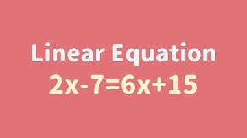 Solving Linear Equation - with x on both sides! | Algebra | Glass of Numbers
