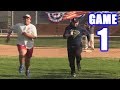 BOBBY RACES CAPTAIN AMERICA ON OPENING DAY! | On-Season Softball League | Game 1