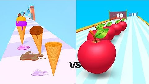 popsicle stack vs fruit stack juice noobvsprovshacker 9999 level iOS trailer gameplay #satisfying