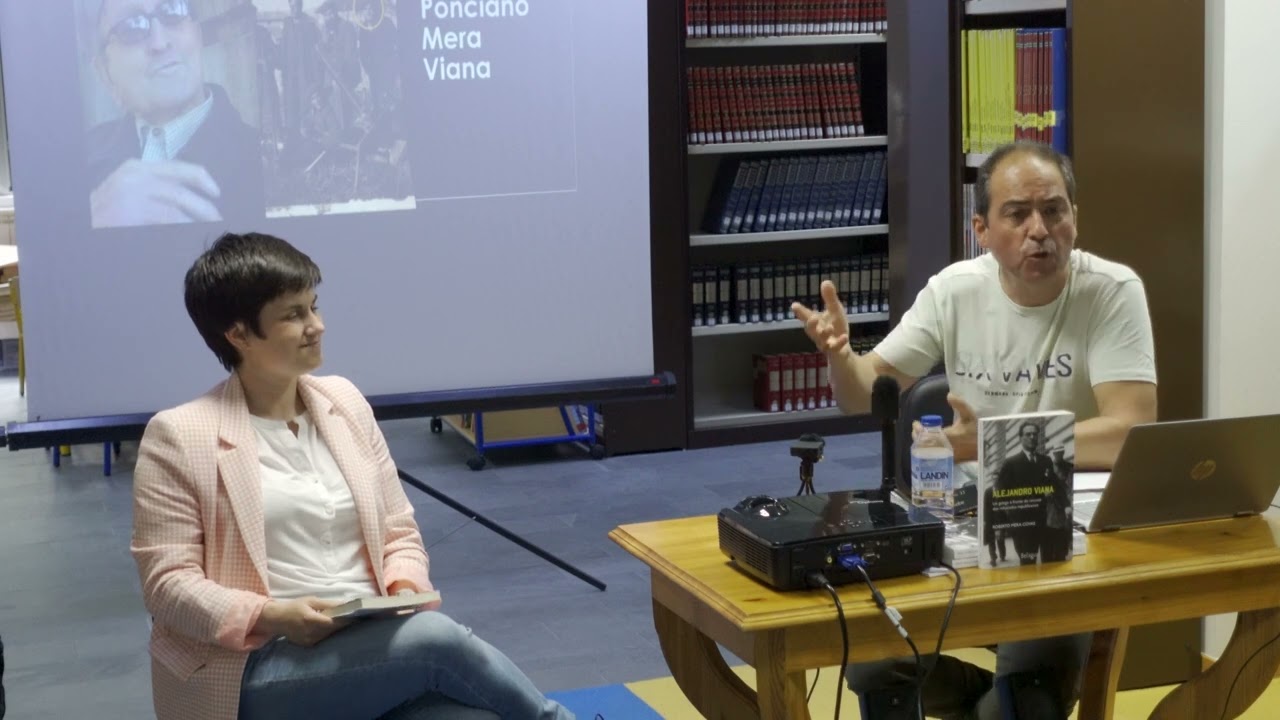 Presentación do libro Alejandro Viana de Roberto Mera  O Rosal 13 05 22