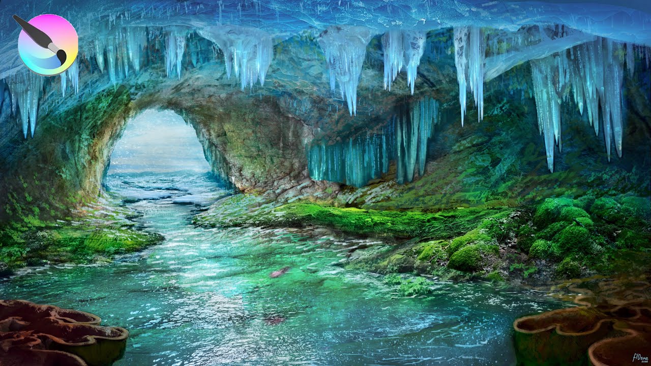 Environment Concept Art - Timelapse - YouTube