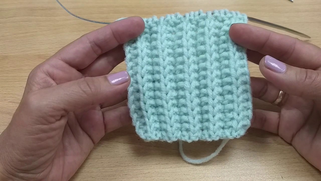 Идеальная резинка ПАТРОНТАШ спицами. Rib knitting stitches. - YouTube