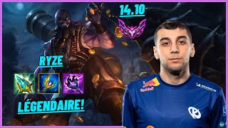 KC VLADI: RYZE VS ZOÉ (MID) DOUBLE KILL, LÉGENDAIRE - EUW MASTER - PATCH 14.10