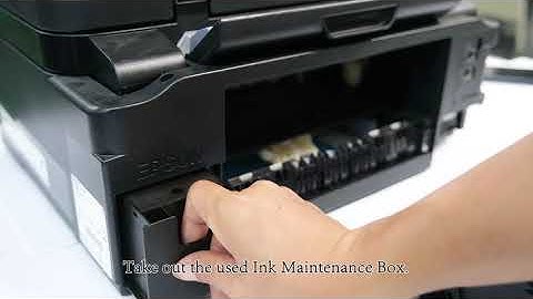 The operation video of T6711 series Ink Maintenance Box
