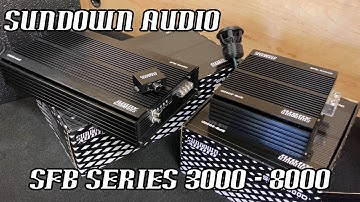 BREAKING NEWS - SUNDOWN AUDIO RELEASES SFB AMP LINE THATS SUPER BUDGET FRIENDLY⚡️⚡️🤯🤯