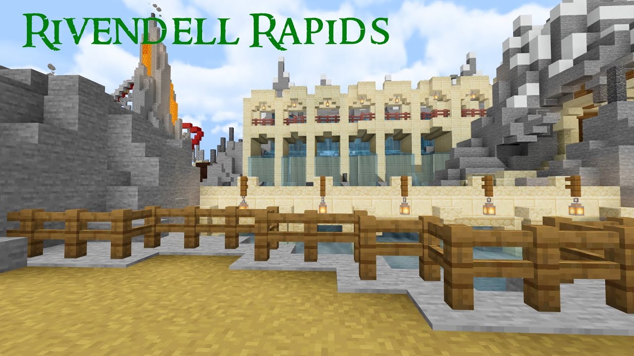 [OFFICIAL] Rivendell Rapids Fantasy Islands Minecraft PE POV - YouTube