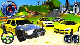 Taxi Town Driving Simulator - City School Bus Parking Game | Android Gameplay screenshot 4