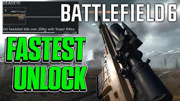 Unlock PSR Sniper Rifle in Battlefield 6 FAST | Deadeye Challenge BF6 (Do it before it gets patched)