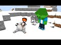 Monster School : THE WILD SNOW DOG - Minecraft Animation
