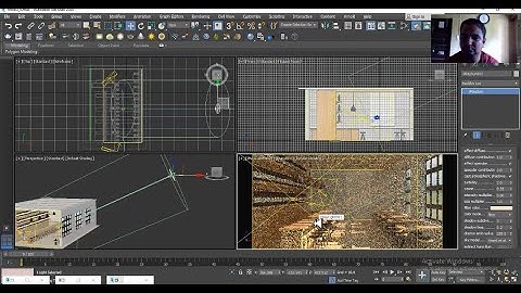 3DsMax Tutorials, Learn 3D Lightning a Restaurant Interior from Scratch in 3dsmax (P9)