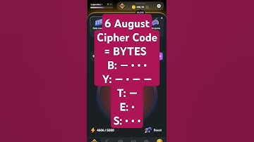 06 August Cipher Code Hamster Kombat |Hamster Kombat Daily Cipher Code #hamsterkombat #ciphercodes