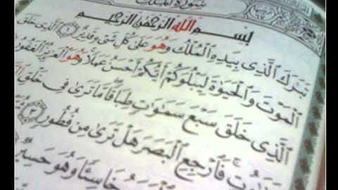سورة الملك - بصوت الشيخ عامر الكاظمي