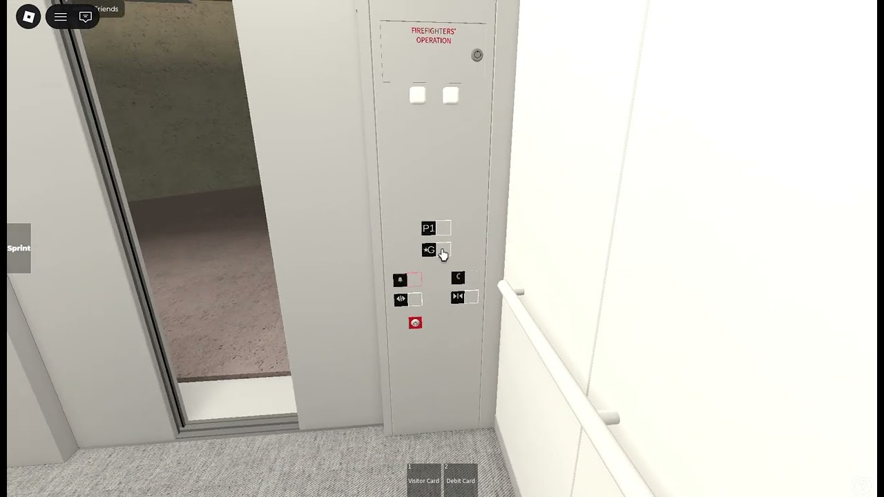 Schindler 5500 Elevator Parking Garage Roblox