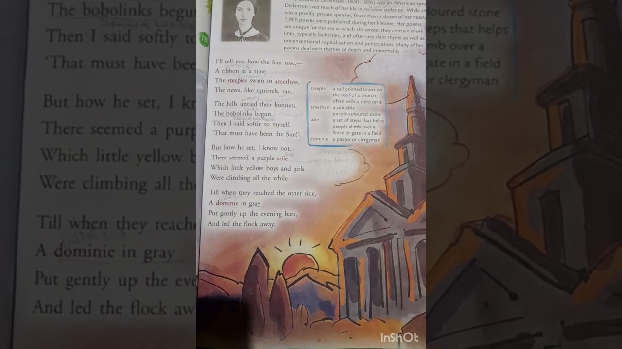 Wind Chimes/Chapter 2/A Day by Emily Elizabeth Dickinson/ Explanation