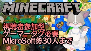 【🔴概要欄読んでね！】初見様も歓迎、Discord雑談OK、参加の際にはゲーマータグ必要です『マインクラフト』