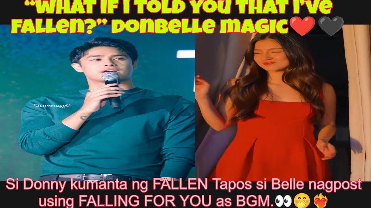 Донни спел FALLEN, Белль опубликовала пост, используя FALLING FOR YOU в качестве фоновой музыки. ...