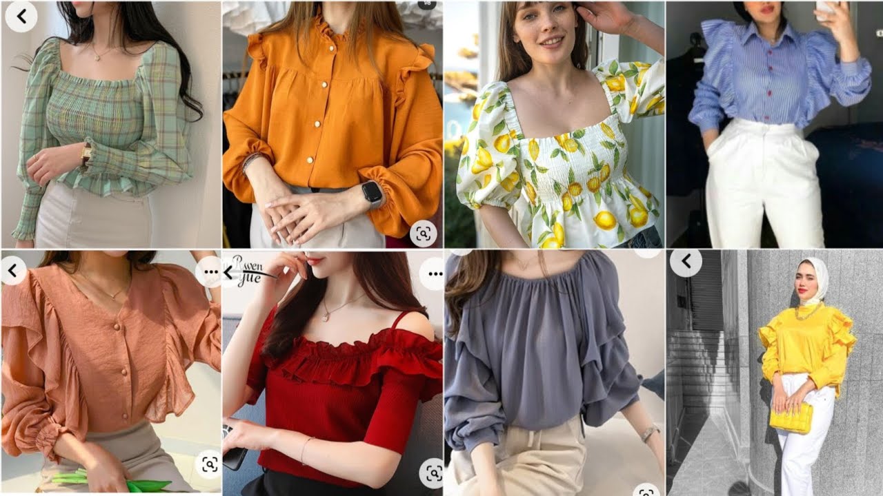 Latest Top Designs || Korean Best Jeans Top designs  || Stylish Top Designs for girls