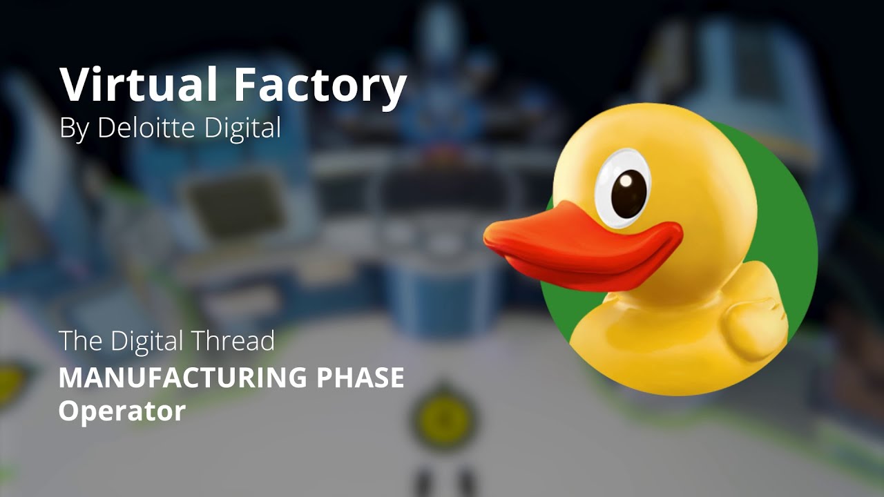Virtual Factory: Digital thread manufacturing phase: Operator - YouTube