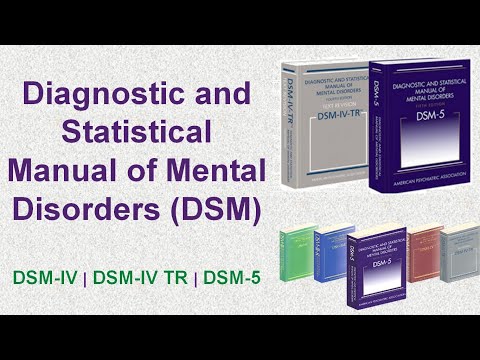 Diagnostic and Statistical Manual of Mental Disorders (DSM) Overview | DSM 5, DSM IV, DSM-IV TR