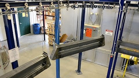 Acculift - Enviro-Tech Case Study - Gorbel G-Force Powder Coating Line