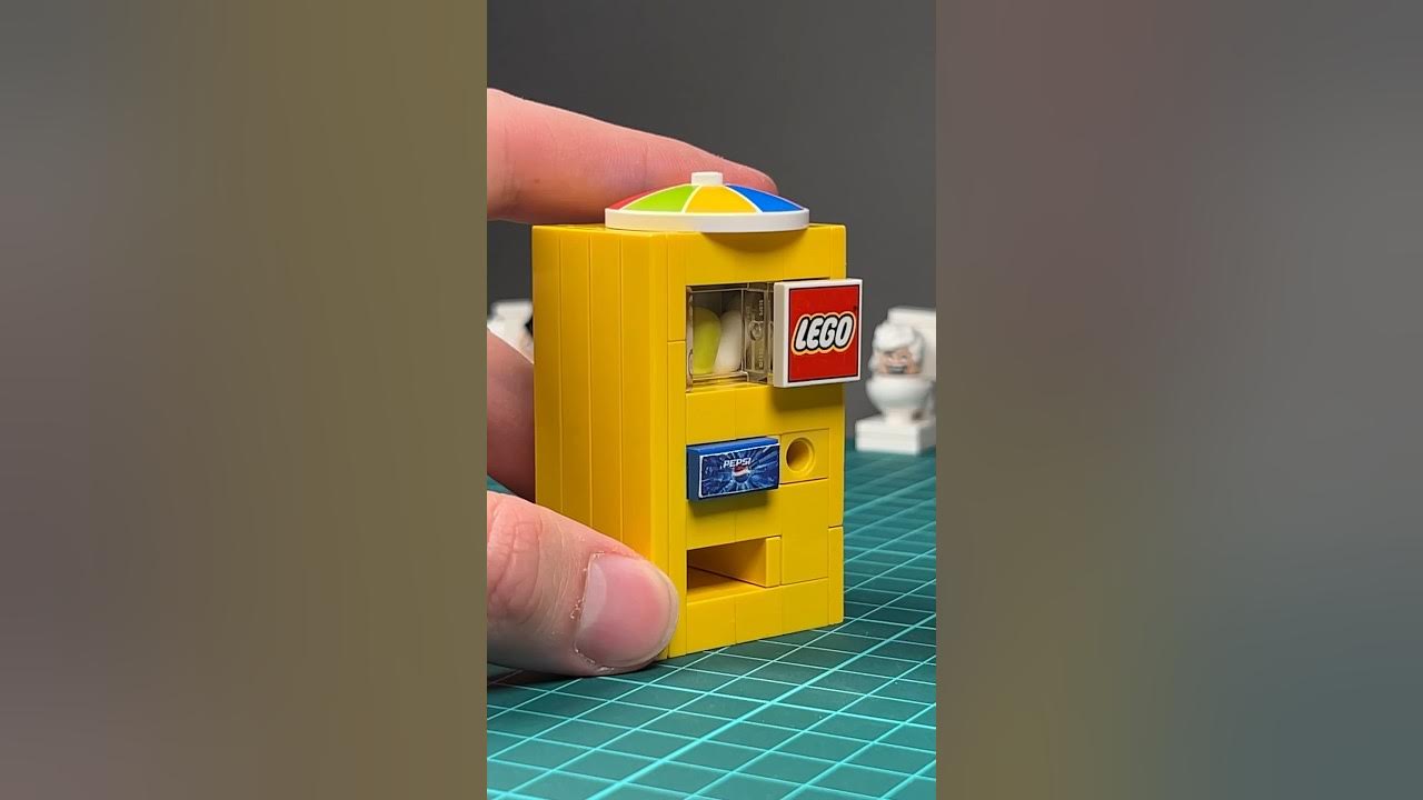 Working Lego Vending Machine lego YouTube