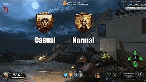 Why are Players on Casual and not Normal ? Black Ops 4 Zombies - Casual vs Normal - Normal Nerf
