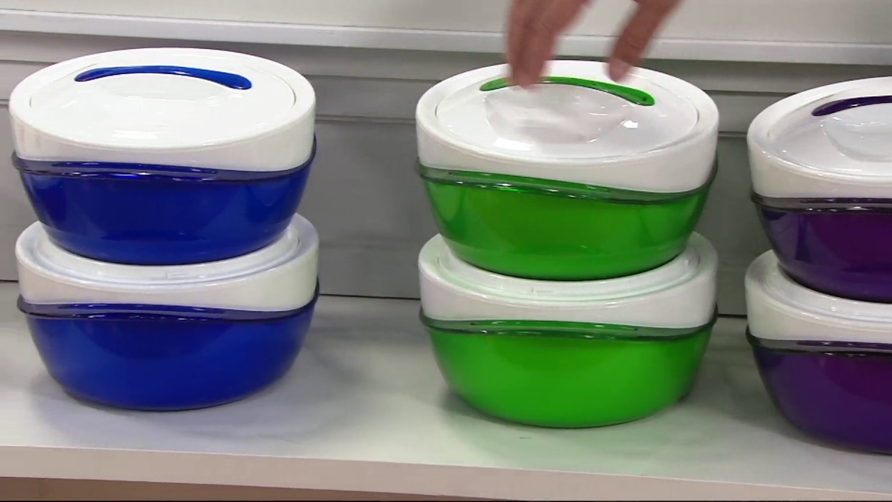 Set Of 2 Thermal Hot Cold Serving Bowls W Lids On QVC YouTube Set Of 2 Thermal Hot Cold Serving Bowls W Lids On QVC YouTube