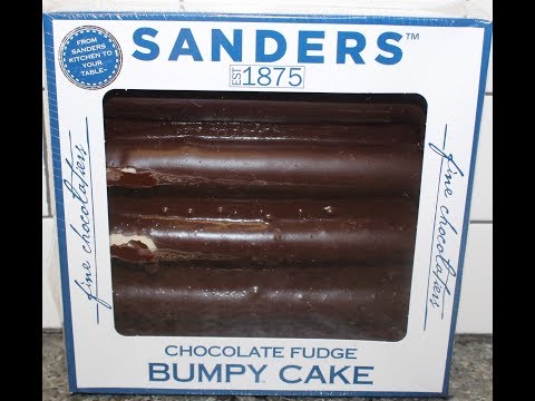 Sanders Bumpy Cake Chocolate Fudge Cake Review Youtube
