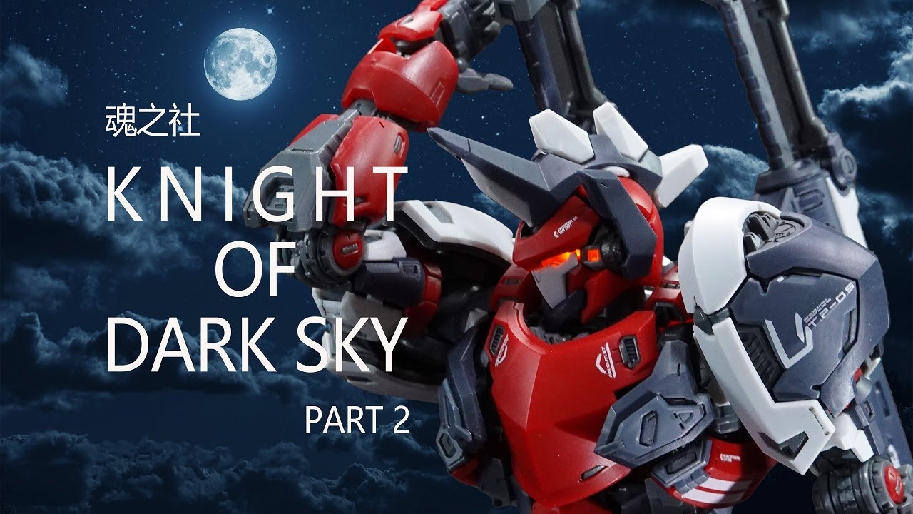 KNIGHT OF DARK SKY Plastic Model Kit Assemble / 夜空騎士 プラモ組立 - YouTube