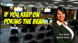 PCSSD Board member Tina Ward goes ballistic