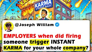 EMPLOYERS When Did Firing Someone Trigger INSTANT KARMA For Your Whole Company