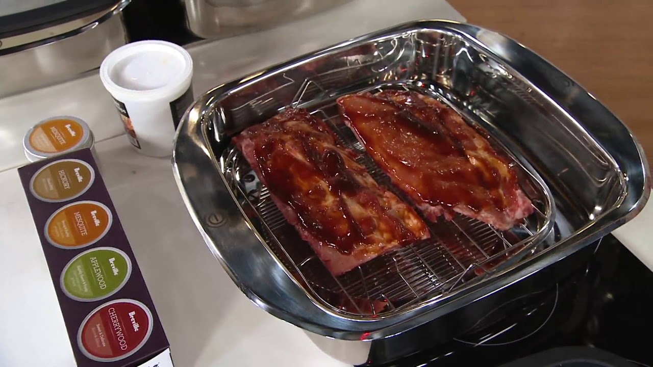 Cook's Essentials 4Piece Stainless Steel Smoker on QVC YouTube