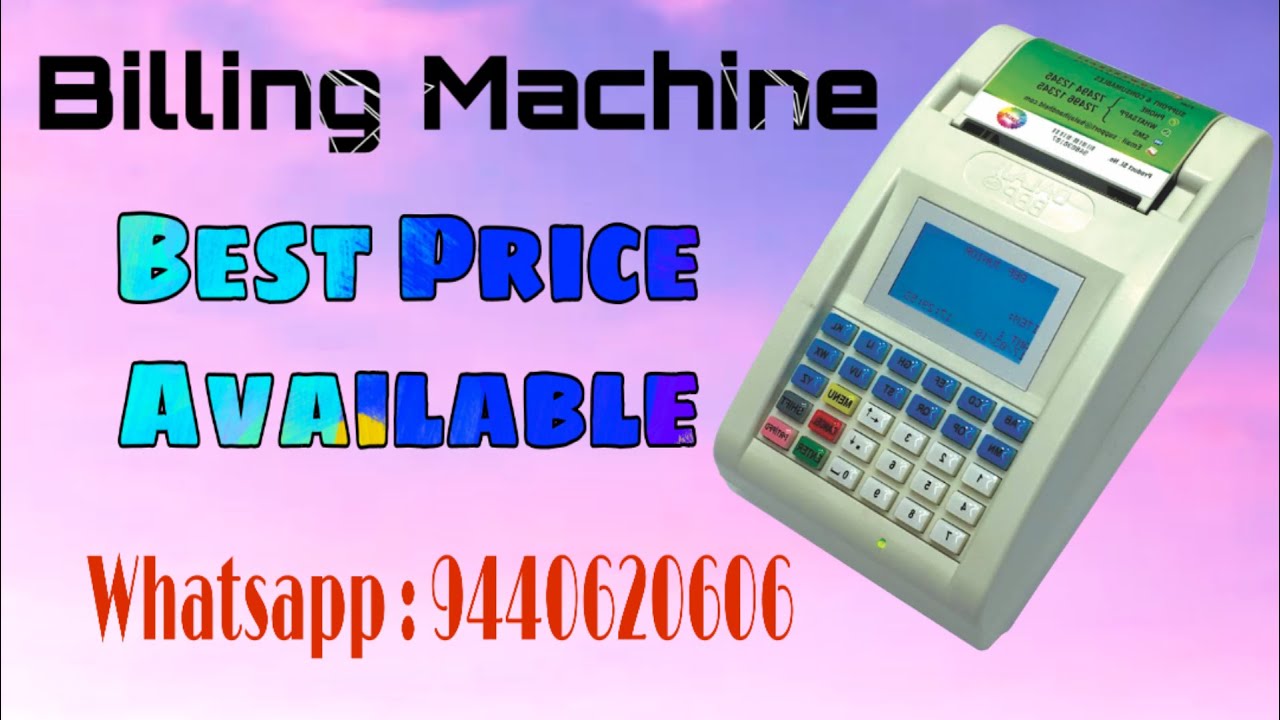 Balaji BBP Billing Machine Item Adding - Introduction 6