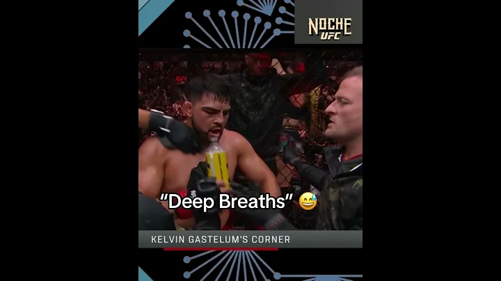In the corner with Kelvin Gastelum 😅 #NocheUFC