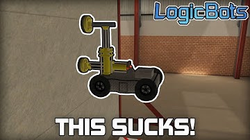 Automatic Suction Powered Wall Climbing Robot! (Logicbots #18)