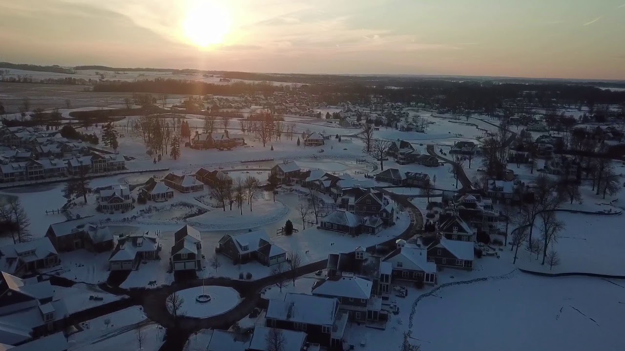 Thornville , Buckeye Lake from Mavic Pro