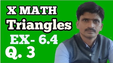 In figure ABC and DBC are two triangles on the same base BC if ad intersect BC at 0