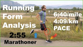 RUNNING FORM ANALYSIS: 2:55 MARATHONER TECHNIQUE TIPS by Coach Sage Canaday (ft. @StephenGnoza )