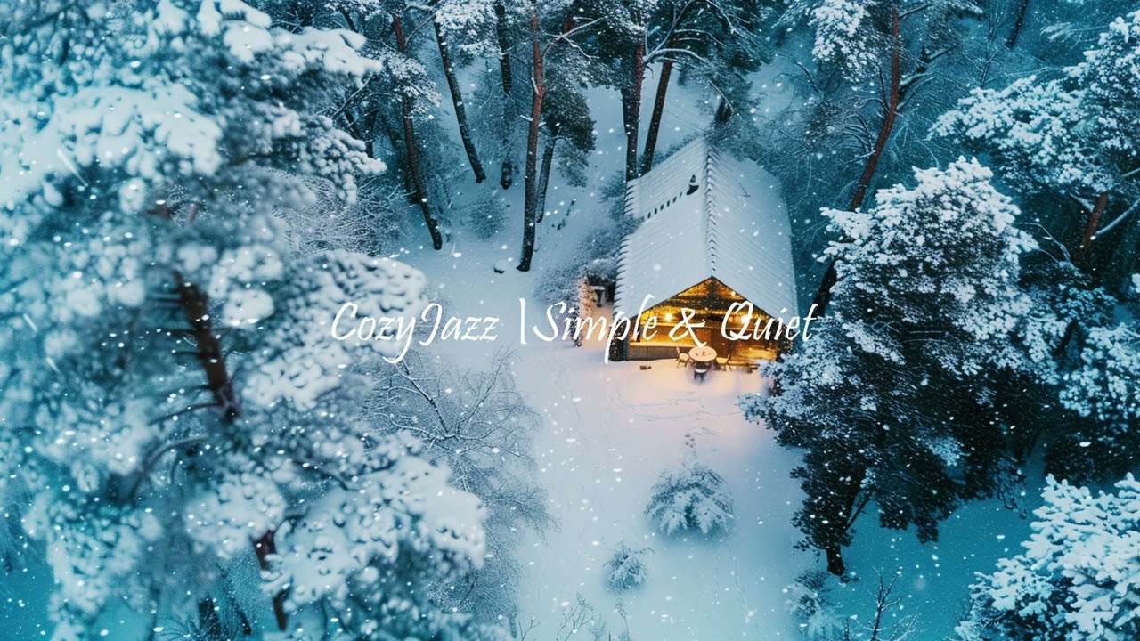 Холодное дыхание леса, теплый джаз в хижине | Cozy Piano & Cello Jazz