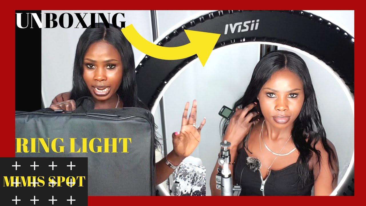 THE BEST RING LIGHT FOR YOUTUBE VIDEOS /UNBOXING /DEMO & REVIEWING ...