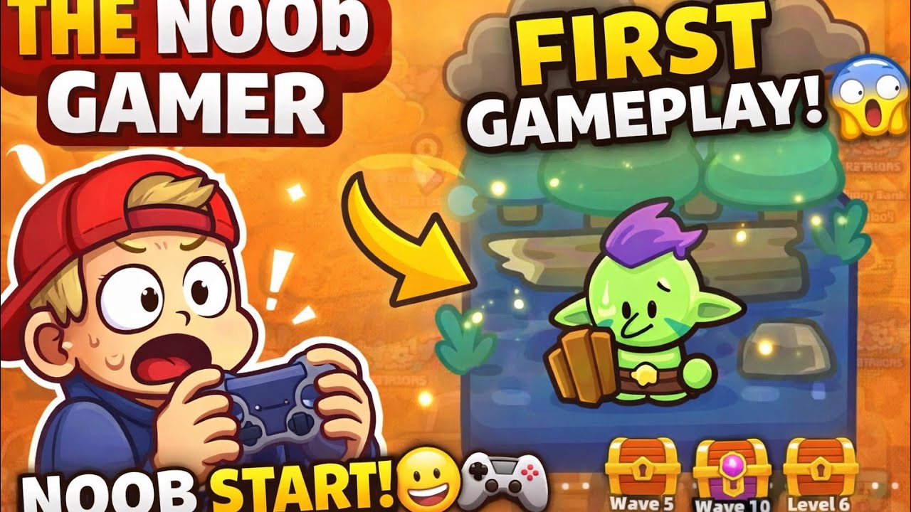 No Skills, Only Fun 😜 | THE NOOb GAMER First Video