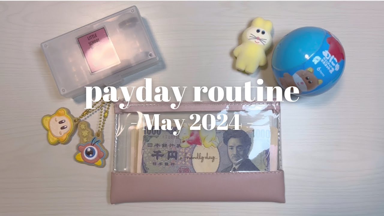 【給料日ルーティン】5月分🌹┊給料仕分け┊封筒積立┊家計管理