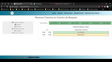 Sistema de Reservas de Canchas