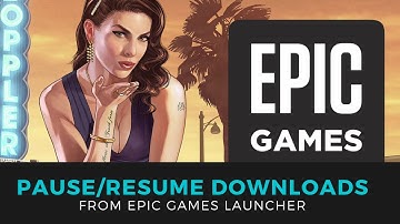 Pause Or Resume GTA V Download From Epic Store||Hindi