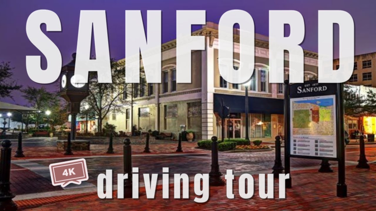 Driving Through the Heart of Sanford, Florida | Historic Downtown Tour in 4K