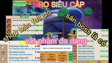 NGỌC RỒNG LẬU MỚI / NROSIEUCAP ĐÃ OPEN TEST free cực nhiều tính năng cải  trang đa đạng HÓT !!!