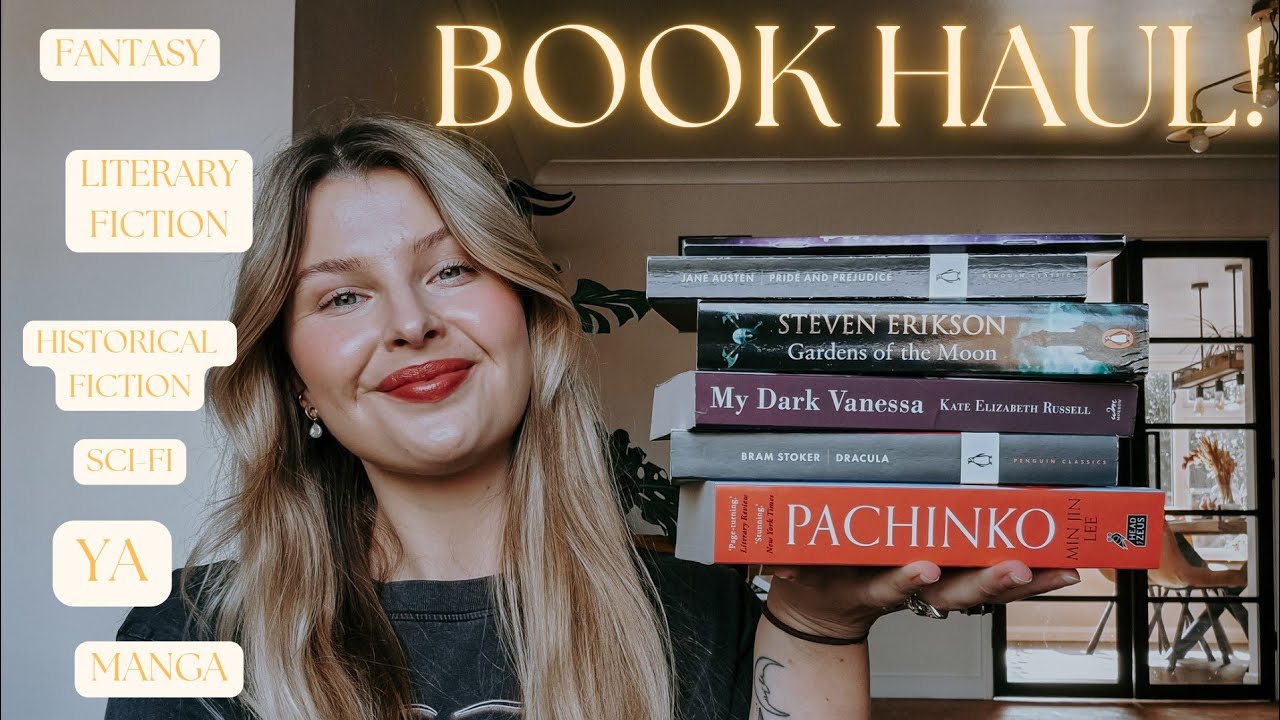 BIG BOOK HAUL! || Fantasy, YA, Sci-Fi, Lit Fic, Manga, Historical Fic & more! 🖤