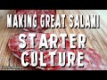 Making salami using starter culture