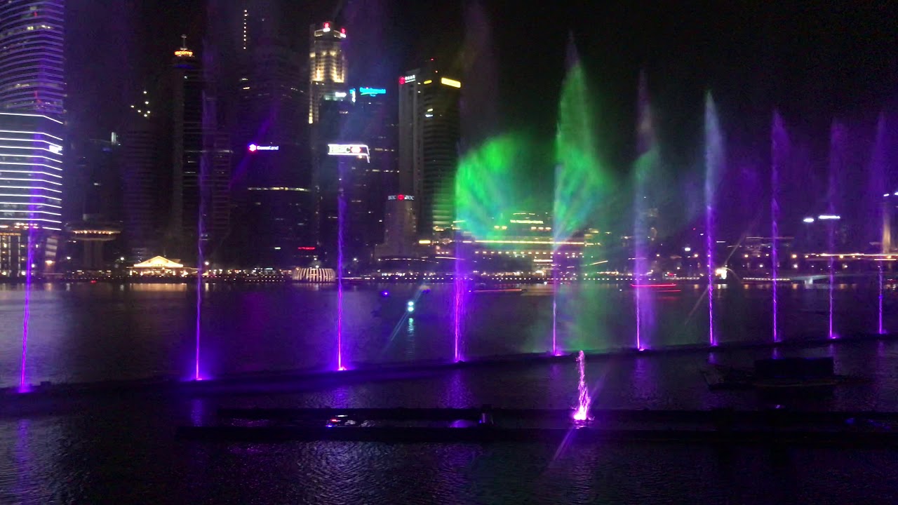 Light show Marina Bay YouTube